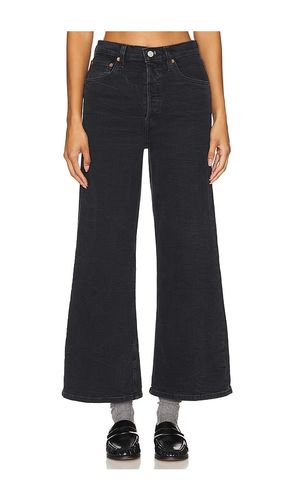 High Rise Wide Leg Crop in Black. - size 23 (also in 26, 27, 30, 31, 32) - RE/DONE - Modalova
