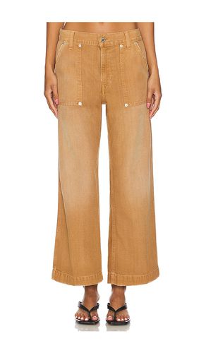 Cropped Baker Wide Leg in Tan. - size 23 (also in 24, 25, 26, 27, 28, 29) - RE/DONE - Modalova