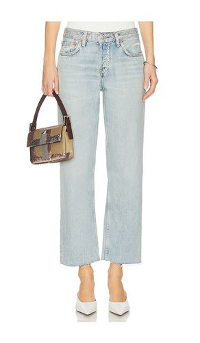 Easy Straight Crop in Blue. - size 23 (also in 32) - RE/DONE - Modalova