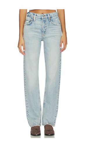 Blondie Straight Jeans in Blue. - size 24 (also in 25, 26, 27, 28, 29, 30, 32) - RE/DONE - Modalova