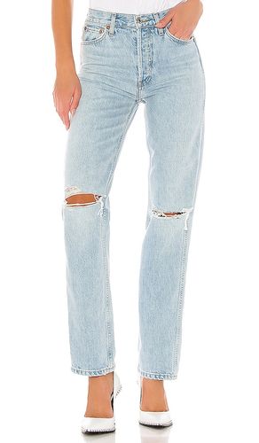Originals High Rise Loose Jeans in Blue. - size 23 (also in 24, 25, 26, 27, 28, 29, 30, 31, 32) - RE/DONE - Modalova