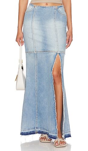 Column Maxi Skirt in Denim-Light. - size 26 (also in 27) - RE/DONE - Modalova