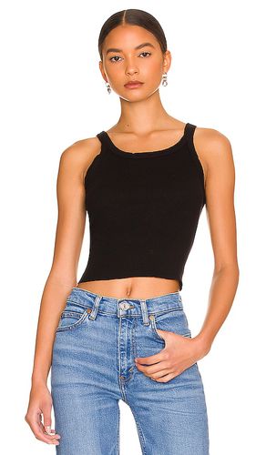 Camiseta tirantes cropped en color talla L en - Black. Talla L (también en XS) - RE/DONE - Modalova