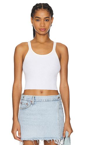 Cropped Ribbed Tank in . Taglia L, S - RE/DONE - Modalova