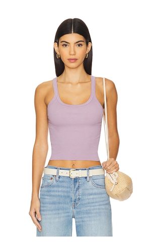 Cropped Ribbed Tank in . Taglia S, XL - RE/DONE - Modalova