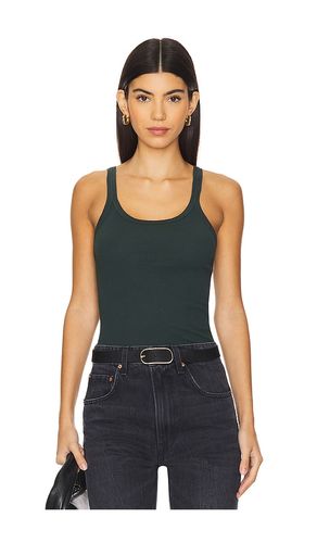 Ribbed Tank in Dark Green. - size L (also in M, S, XL) - RE/DONE - Modalova