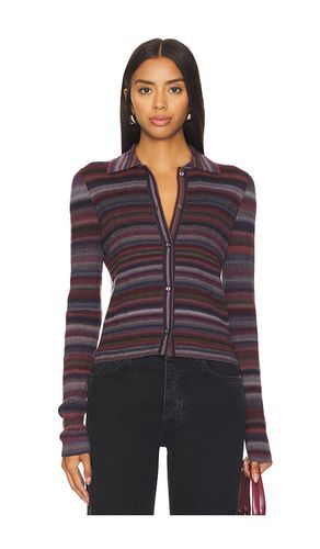 Ribbed Polo Cardigan in . Size L, S - RE/DONE - Modalova