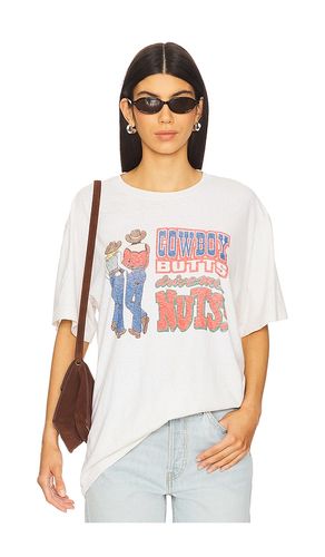 Cowboy Butts Boyfriend Tee in Cream. - size M (also in S, XS) - RE/DONE - Modalova