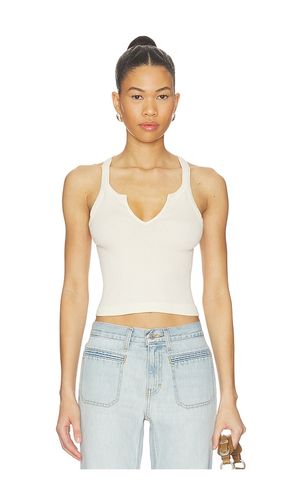 V Cut Ribbed Tank Top in . Size S. Also in M - RE/DONE - Modalova