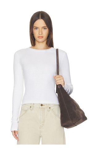 S Baby Long Sleeve Top in Ivory. - size L (also in M, S, XS) - RE/DONE - Modalova