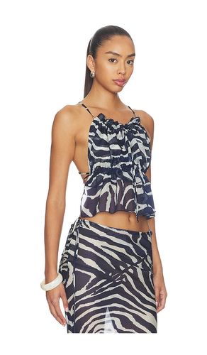 Reina Olga Maronti Top in Blue - Reina Olga - Modalova