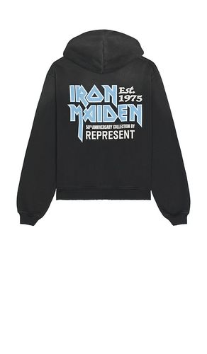 X Iron Maiden Anniversary Hoodie in Black. - size L (also in XL/1X) - REPRESENT - Modalova