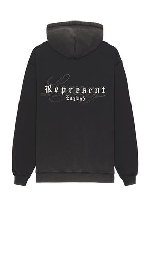 Legacy Overprint Hoodie in Black. - size L (also in M, XL/1X) - REPRESENT - Modalova