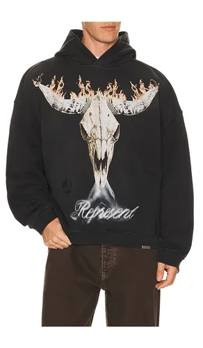 British Cowboys Hoodie in Black. - size S (also in XL/1X) - REPRESENT - Modalova