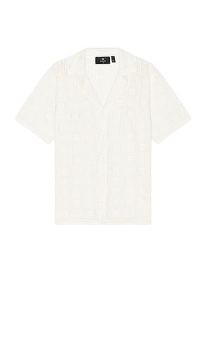 Lace Knit Shirt in Cream. - size L (also in S, XL/1X) - REPRESENT - Modalova