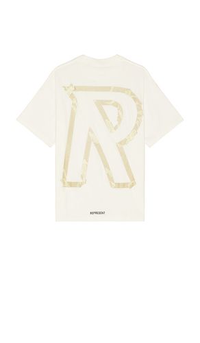 Masking Tape Initial T-Shirt in White. - size L (also in M, S, XL/1X) - REPRESENT - Modalova