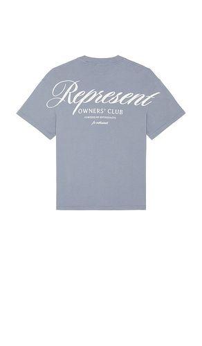 Owners Club Script Tee in Slate. - size L (also in M) - REPRESENT - Modalova