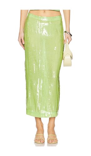 Sequin Long Skirt in Green. - size L (also in S, XS) - Rezek Studio - Modalova