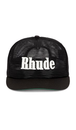 Rhude Logo Mesh Hat in Black - Rhude - Modalova