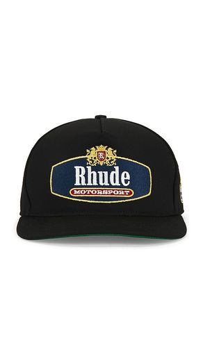 Rhude Racing Crest Hat in Black - Rhude - Modalova