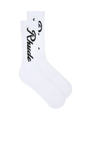 Destinado script socks in color size all - Rhude - Modalova