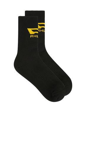 Rhude Campione Logo Sock in Black - Rhude - Modalova