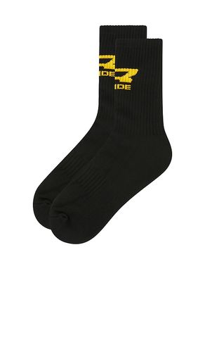 Rhude Campione Logo Sock in Black - Rhude - Modalova