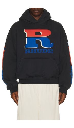 Split Petrol Logo Hoodie in . Size S. Also in XL/1X - Rhude - Modalova
