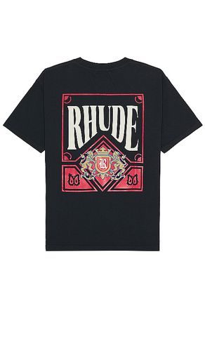 Rhude Card Tee in Black. Size S - Rhude - Modalova