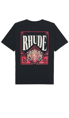 Rhude Card Tee in Black. Size S - Rhude - Modalova