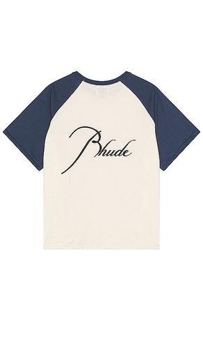 Camiseta en color crema talla L en & - Cream. Talla L (también en M, XL/1X) - Rhude - Modalova