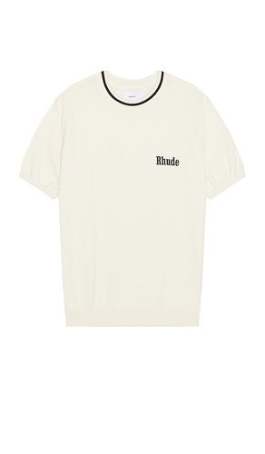 Camiseta en color ivory talla L en & - Ivory. Talla L (también en M, S, XL) - Rhude - Modalova