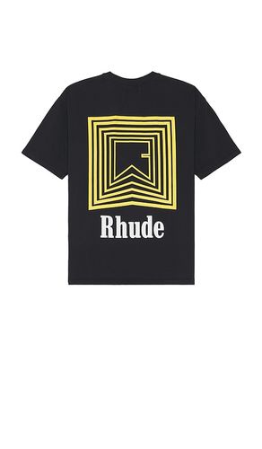 Chevron Logo Repeat Tee in . Taglia M, S - Rhude - Modalova