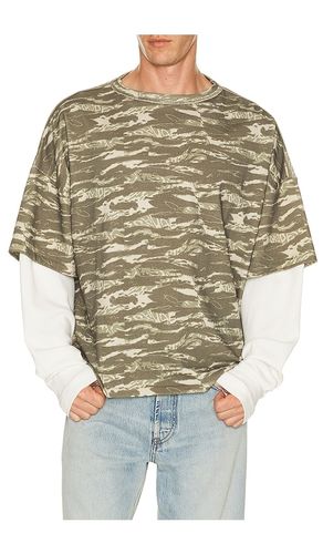 Tiger Camo Double Layer Tee in . Size M. Also in S, XL/1X, XXL/2X - Rhude - Modalova