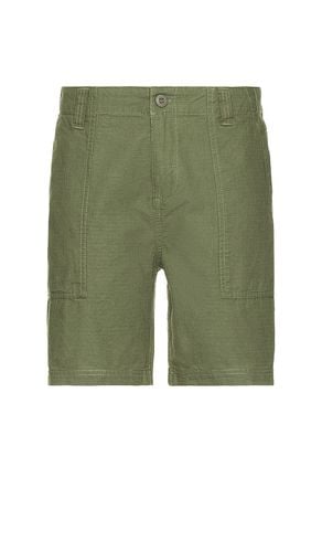 Worn Path Textured Linen Short in Green. - size 30 (also in 32, 36) - Rhythm - Modalova