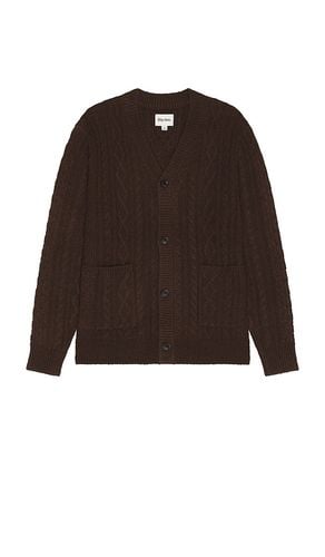 Mohair Cable Knit Cardigan in . - size L (also in M) - Rhythm - Modalova