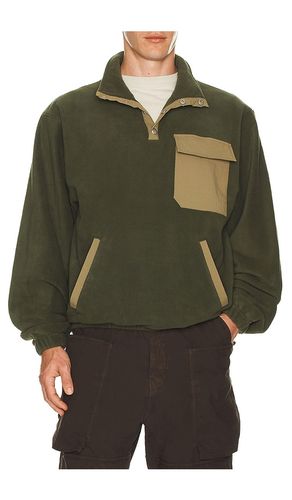 Floresta Quarter Snap Button Fleece Sweatshirt in . Size M. Also in S - Rhythm - Modalova