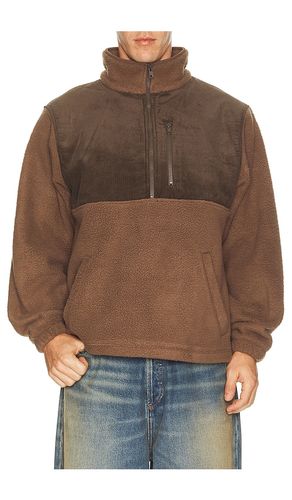 Stables Half Zip in Stables Half Zip in Taupe in Brown. - size S (also in M, L, XL/1X) - Rhythm - Modalova