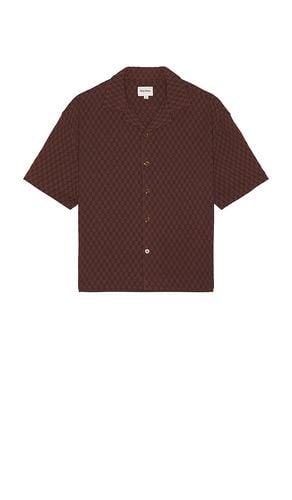 Relaxed Texture Short Sleeve Shirt in Brown. - size L (also in M) - Rhythm - Modalova