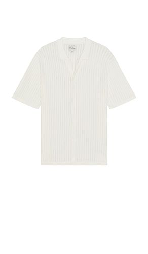 Knit Button Down Polo in White. - size M (also in S) - Rhythm - Modalova