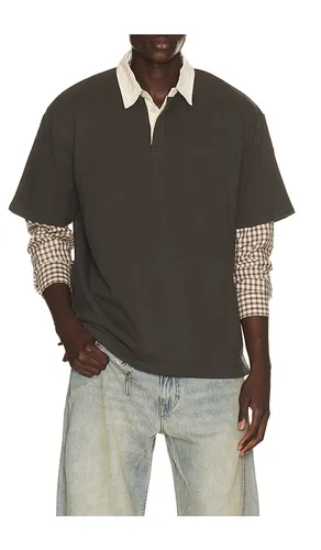 Koa Rugby Polo in Grey. - size S (also in XL/1X) - Rhythm - Modalova