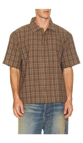 Relaxed Brady Check Shirt in Brown. - size L (also in M, S, XL/1X) - Rhythm - Modalova