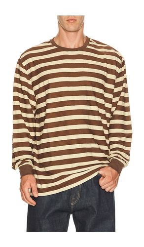 Textured Stripe Long Sleeve Tee Shirt in . - size S (also in M, L, XL/1X) - Rhythm - Modalova