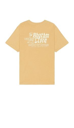 Livin Slub T-Shirt in Brown. - size L (also in M, S, XL/1X) - Rhythm - Modalova