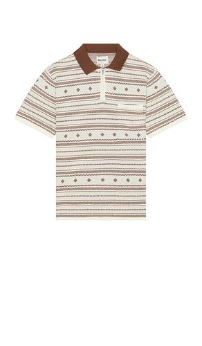 Jacquard Polo in Cream. - size L (also in M, S, XL/1X) - Rhythm - Modalova