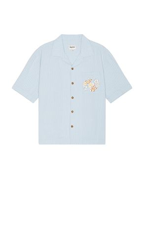 Relaxed Flower Textured Shirt in Blue. - size L (also in M) - Rhythm - Modalova