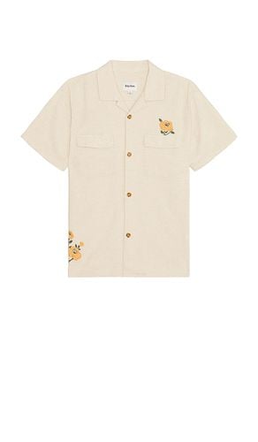 Embroidered Seersucker Short Sleeve Shirt in Cream. - size L (also in M, S) - Rhythm - Modalova