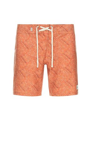 Aida Paisley Swim Trunk in Orange. - size 30 (also in 32, 34, 36) - Rhythm - Modalova