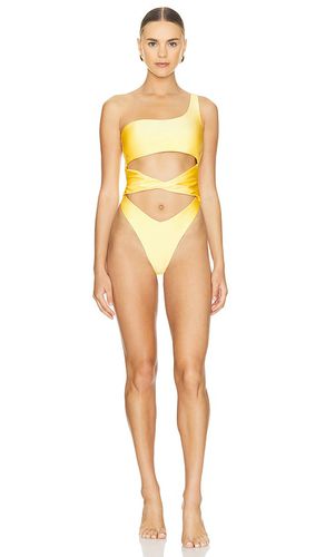 Asymmetrical One Piece in Yellow. - size L (also in M, S, XL, XS) - Riot Swim - Modalova