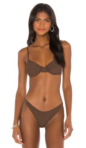 Jax Bikini Top in Brown. - size M (also in L) - Riot Swim - Modalova